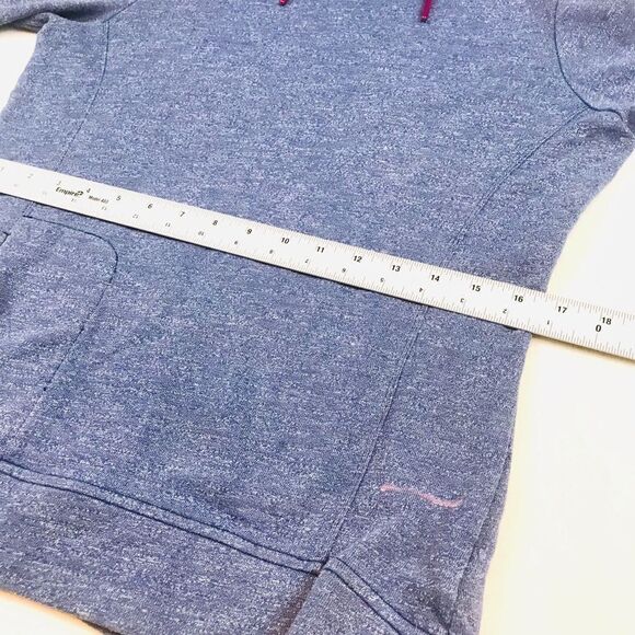 The North Face Chambray Blue And Purple Cowl Neck Sweatshirt - Women’s Small - Picture 7 of 11